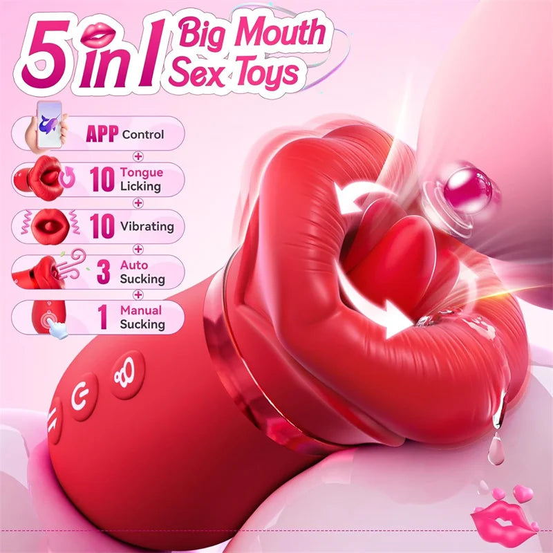 Fire Ball Rose Tongue Licker